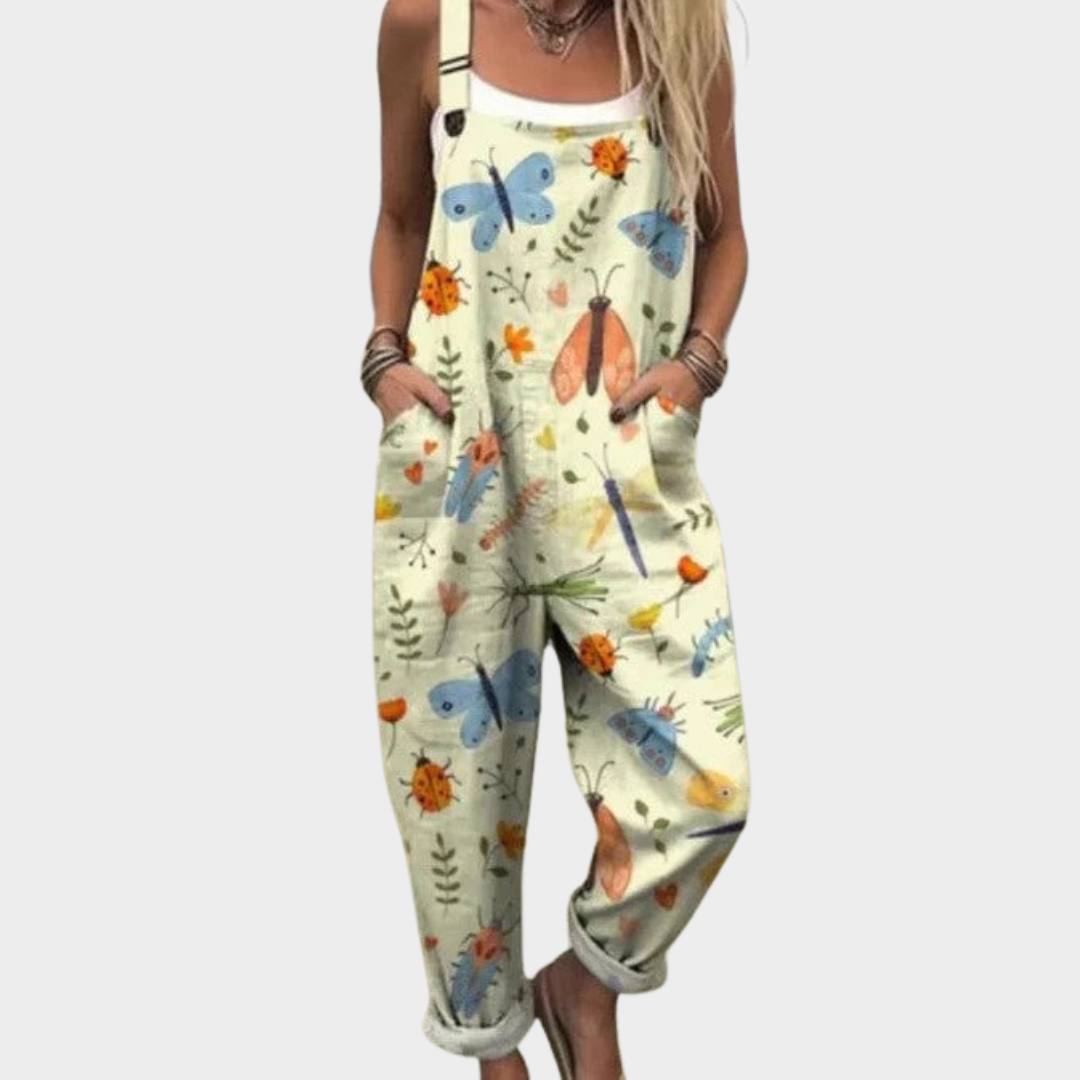 Behagelige trykte jumpsuits