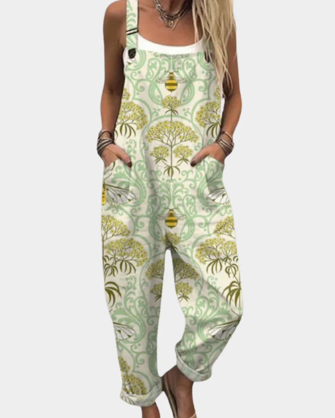 Behagelig Trykt Jumpsuit