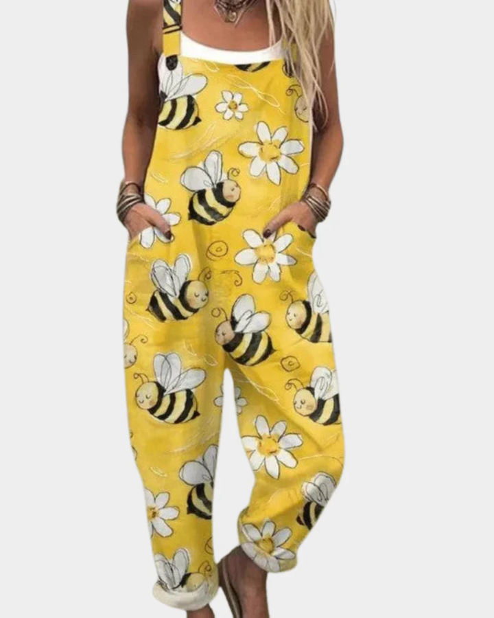 Behagelig Trykt Jumpsuit