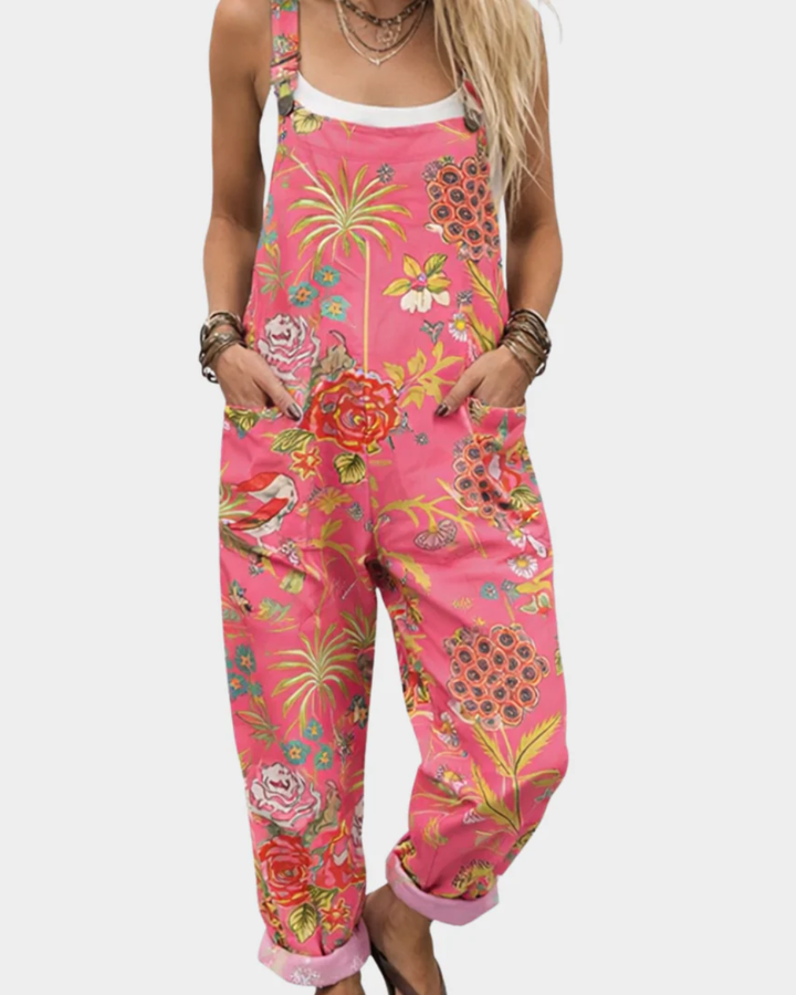 Behagelig Trykt Jumpsuit