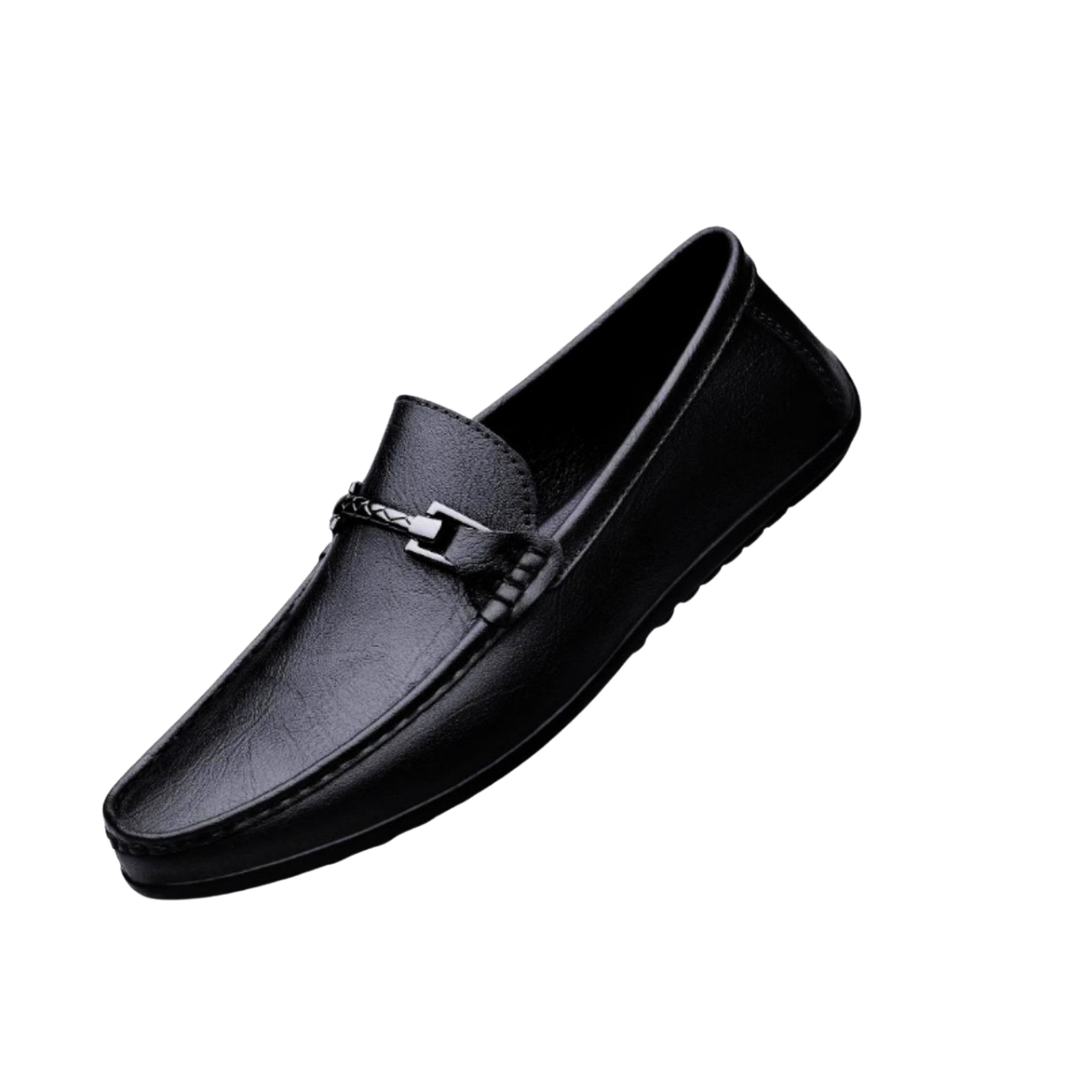 Valenti | Lær Loafers for Menn Business Festesandaler