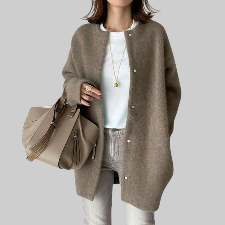 Lois - Langstrakt strikket cardigan