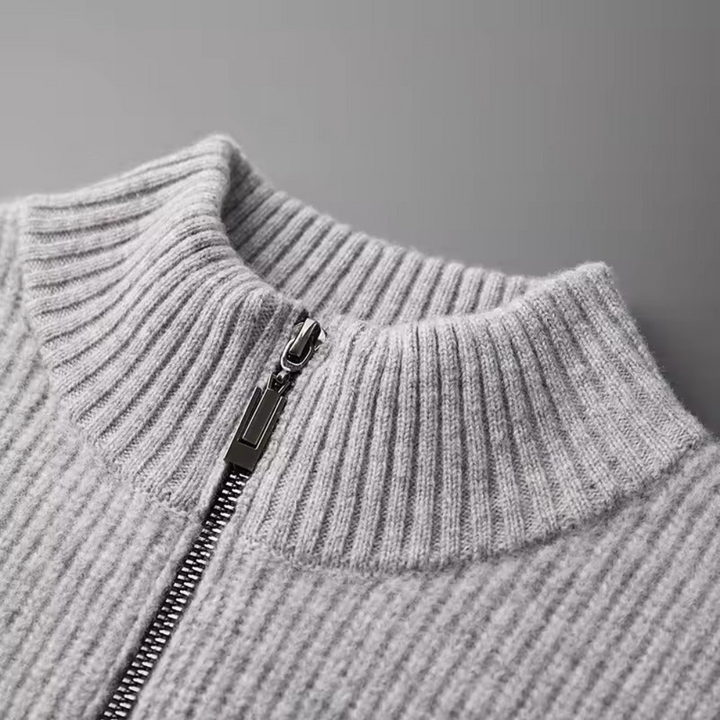 Seychellene Kashmirvest med tigermønster