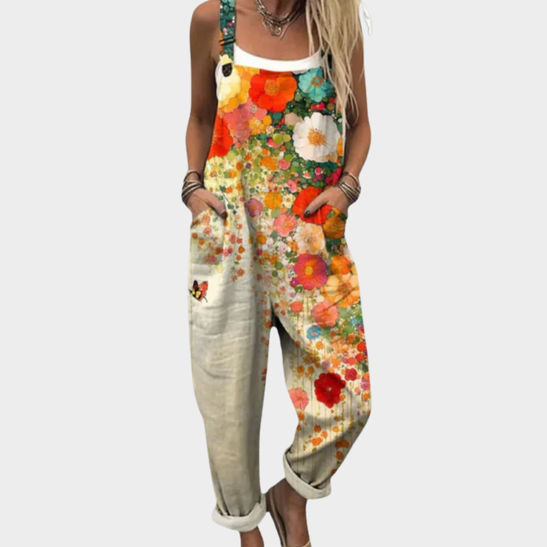 Behagelig trykt jumpsuit