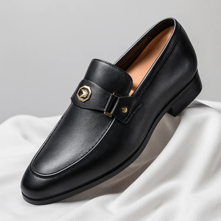 Everton lær loafers