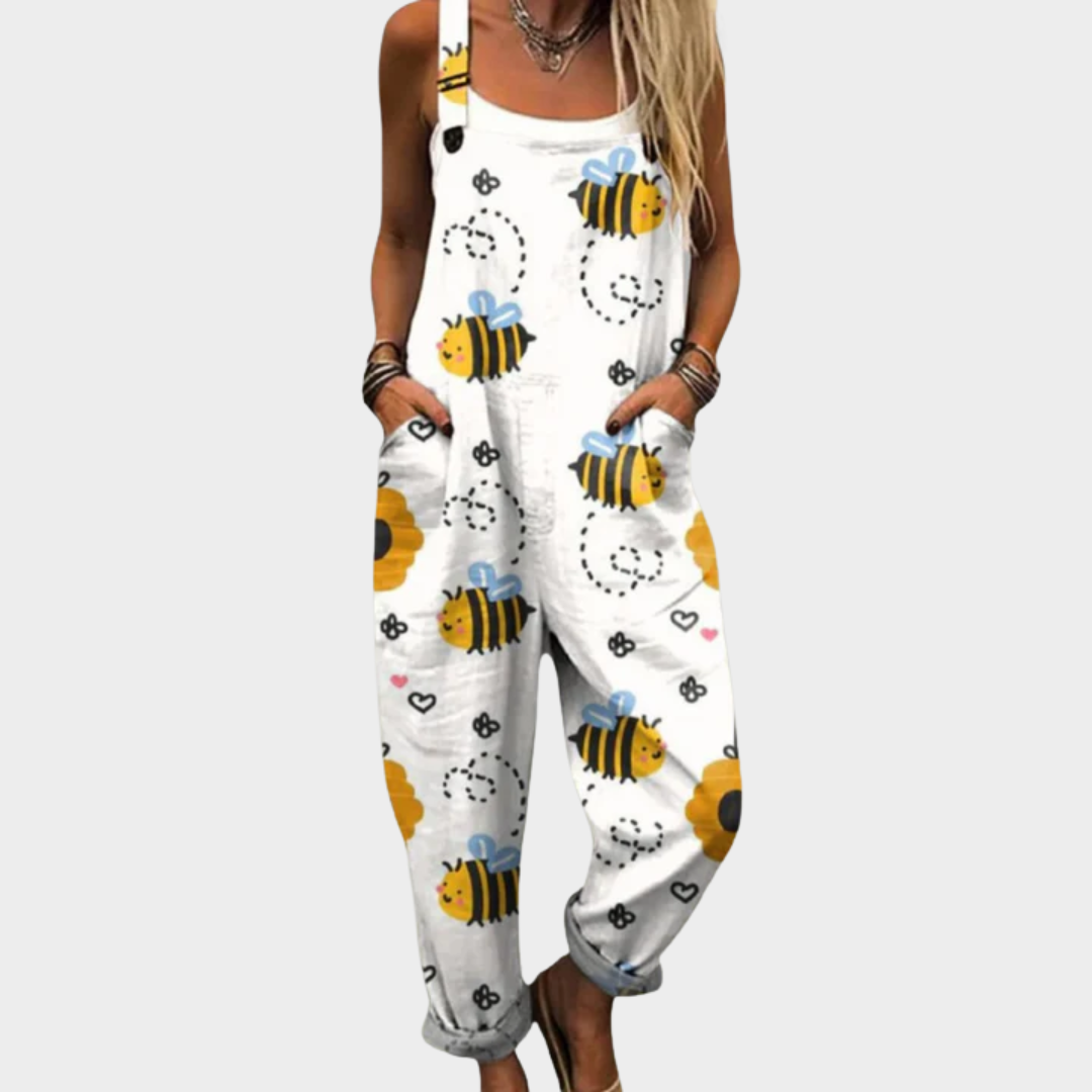 Komfortable trykte jumpsuits