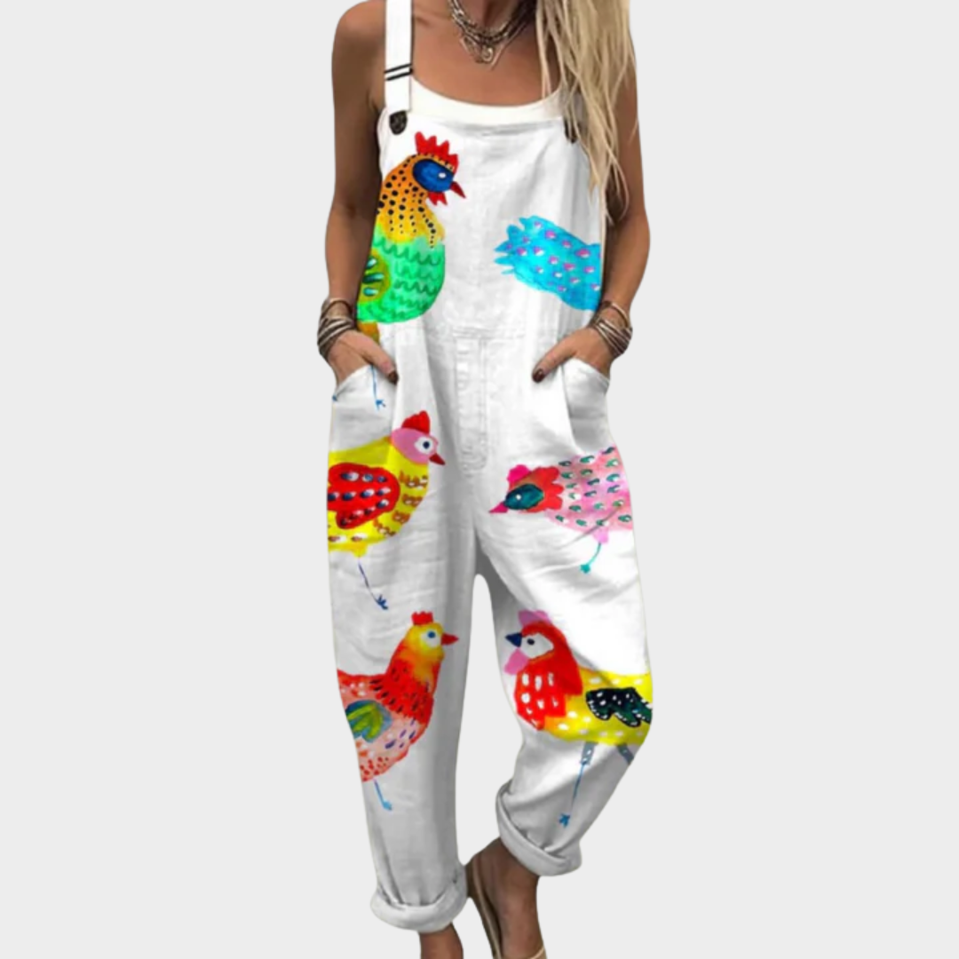 Behagelige trykte jumpsuits