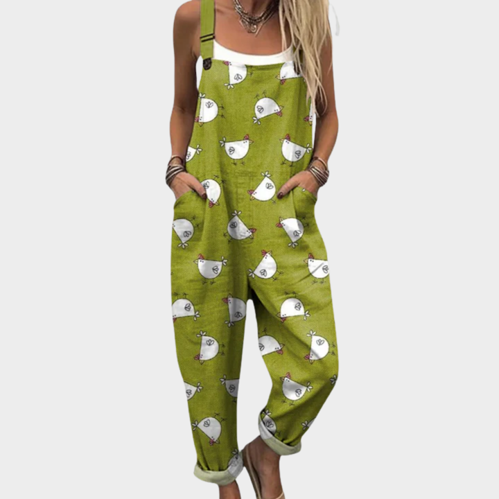 Behagelige trykte jumpsuits
