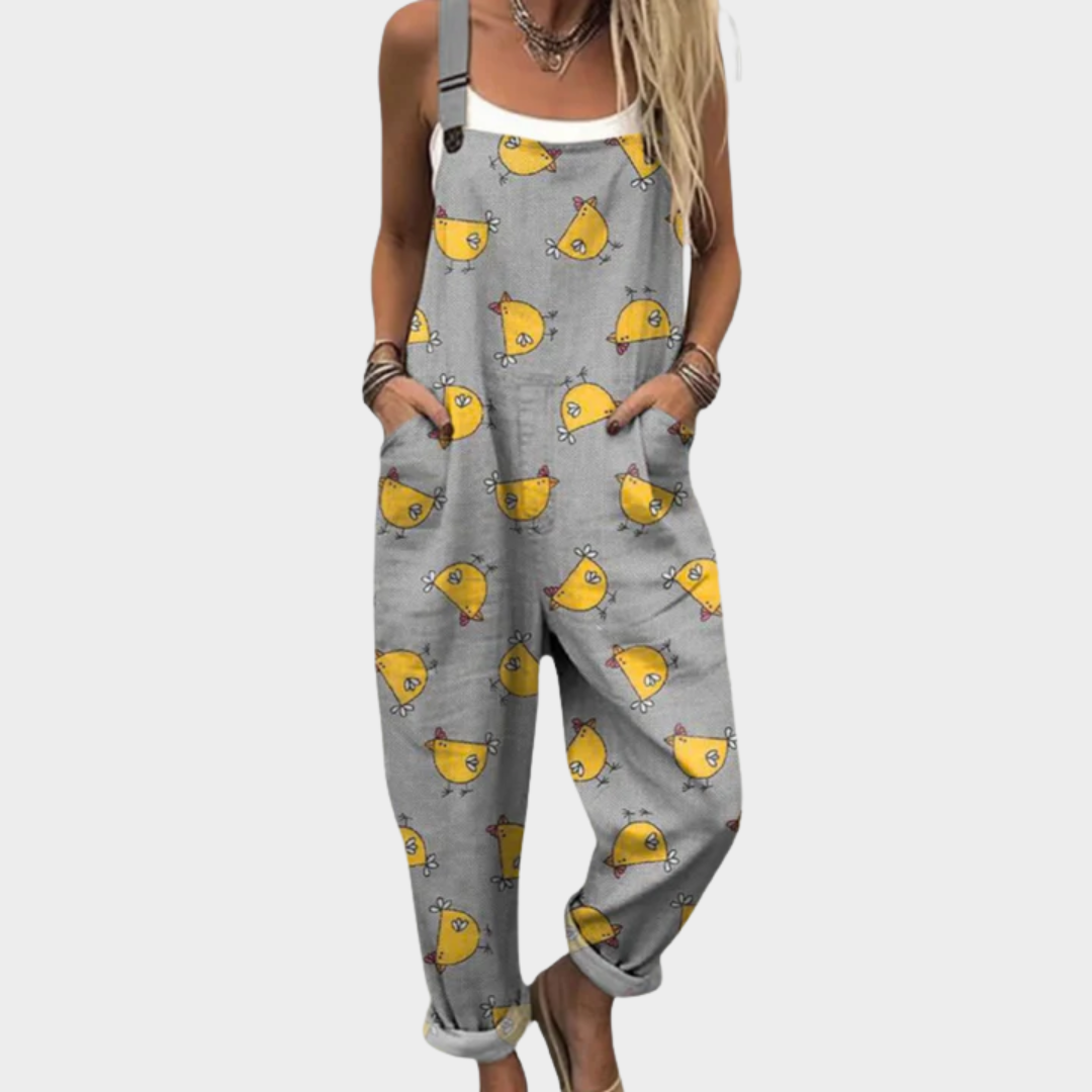 Behagelige trykte jumpsuits
