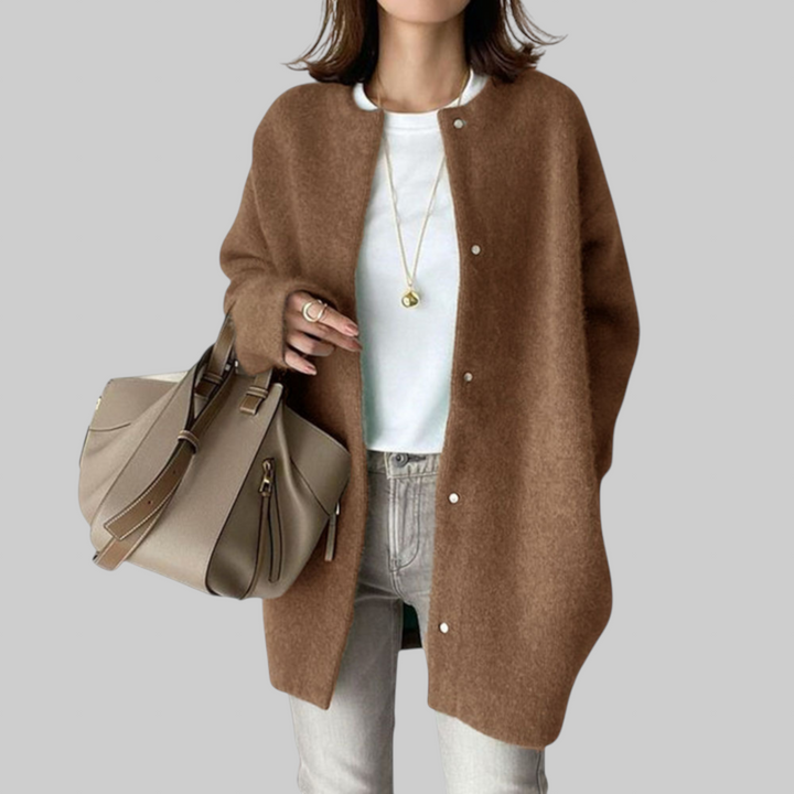 Lois - Langstrakt strikket cardigan