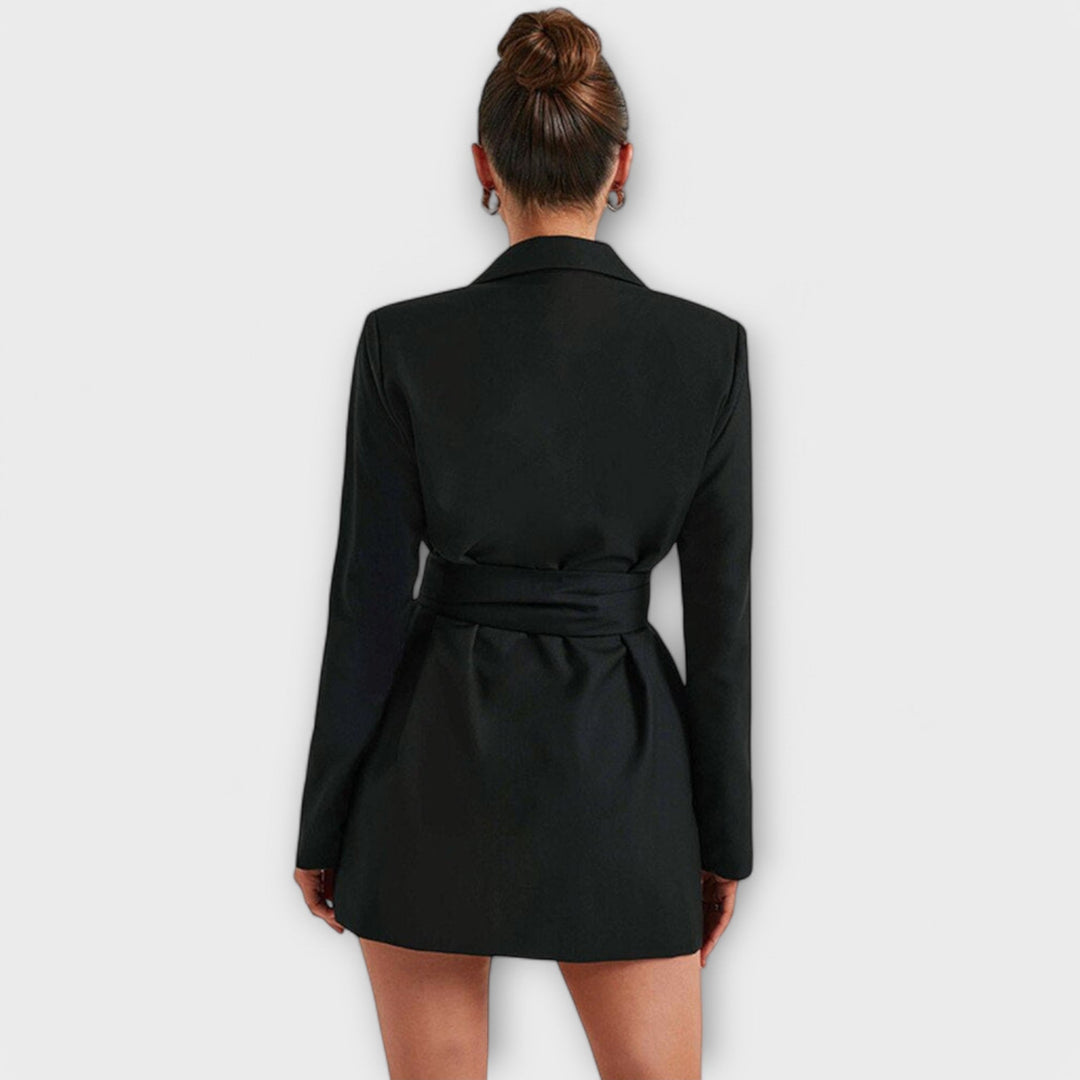 Thays | Blazer kjole med V-hals
