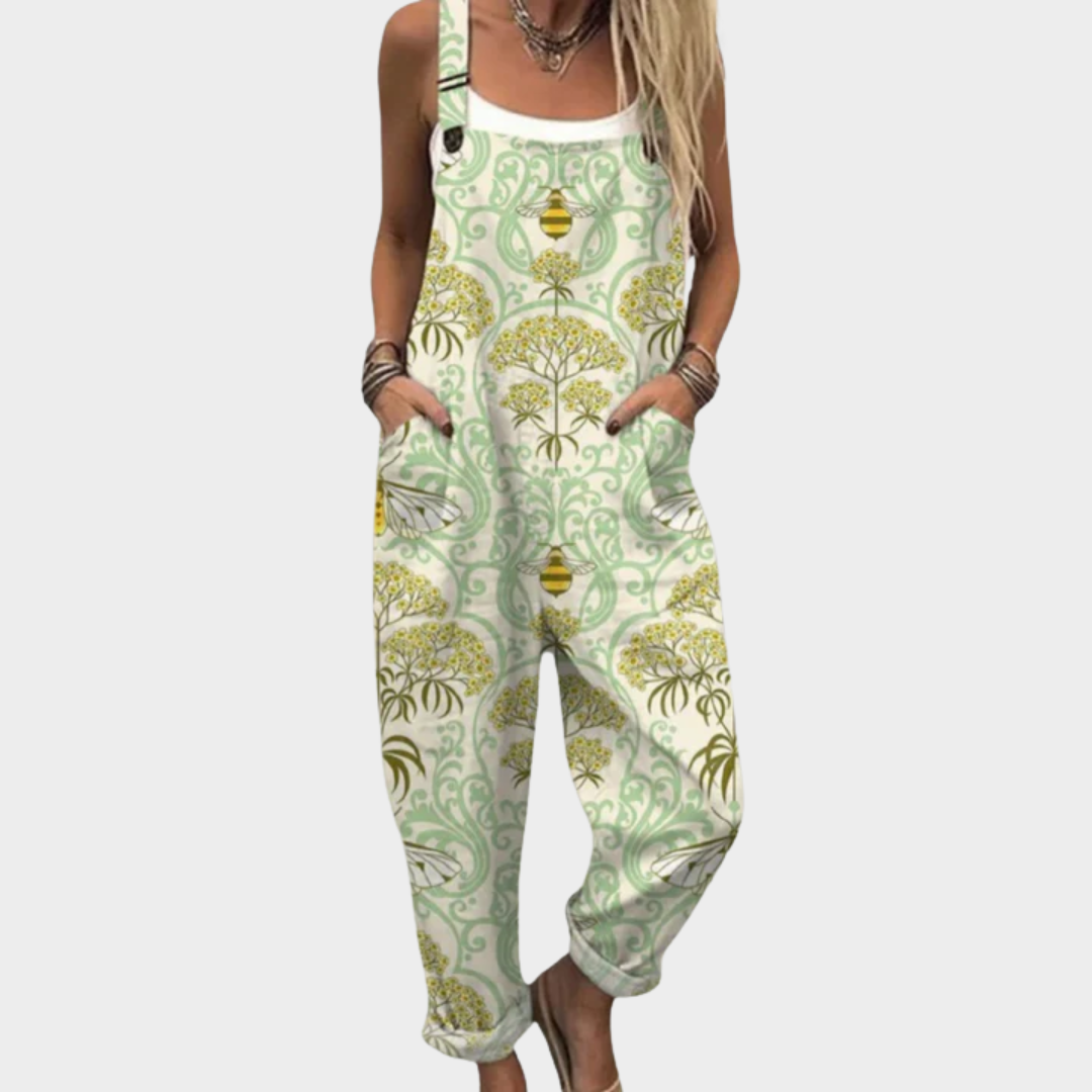 Behagelig trykt jumpsuit
