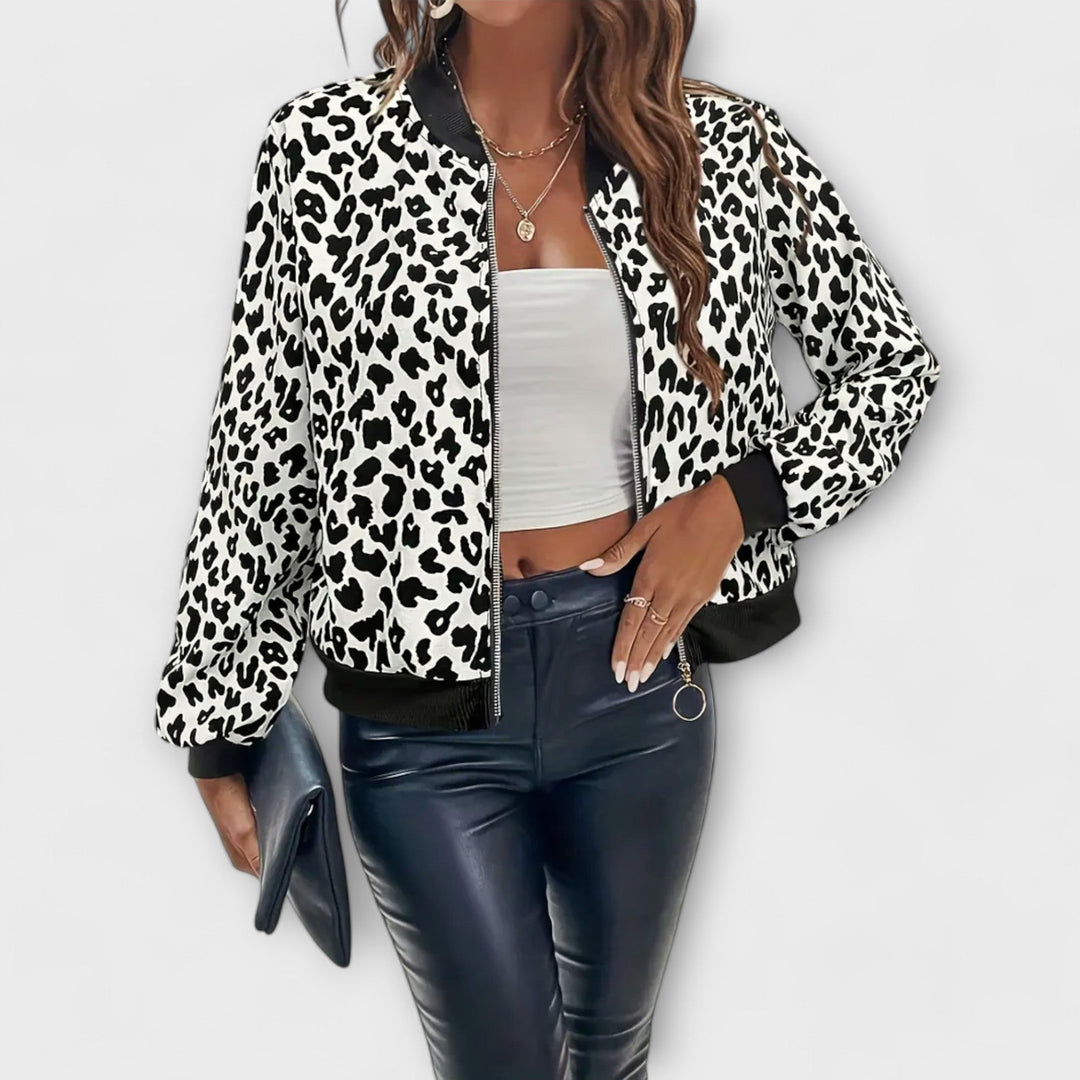 Raquel - Stilig leopardjakke