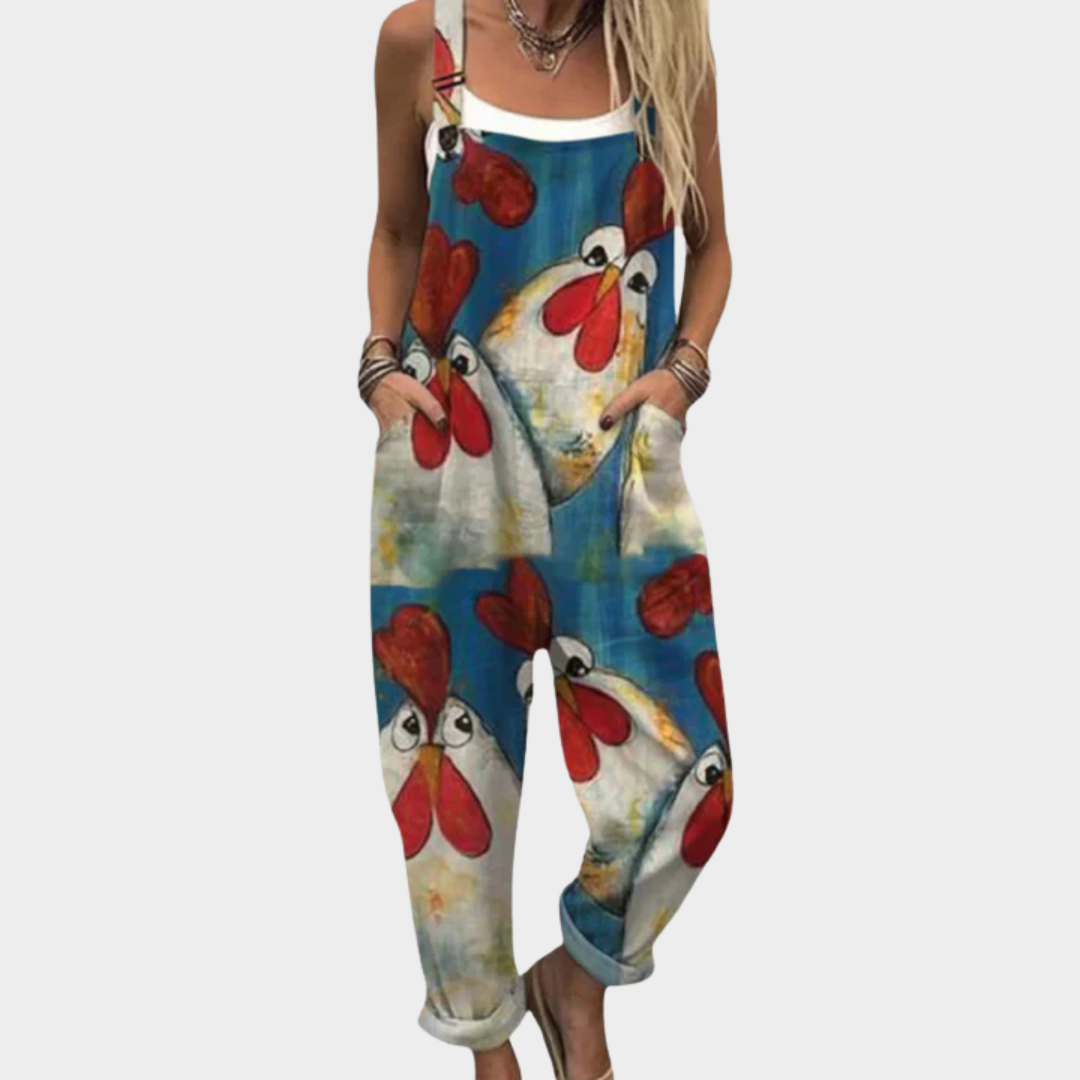 Behagelige trykte jumpsuits