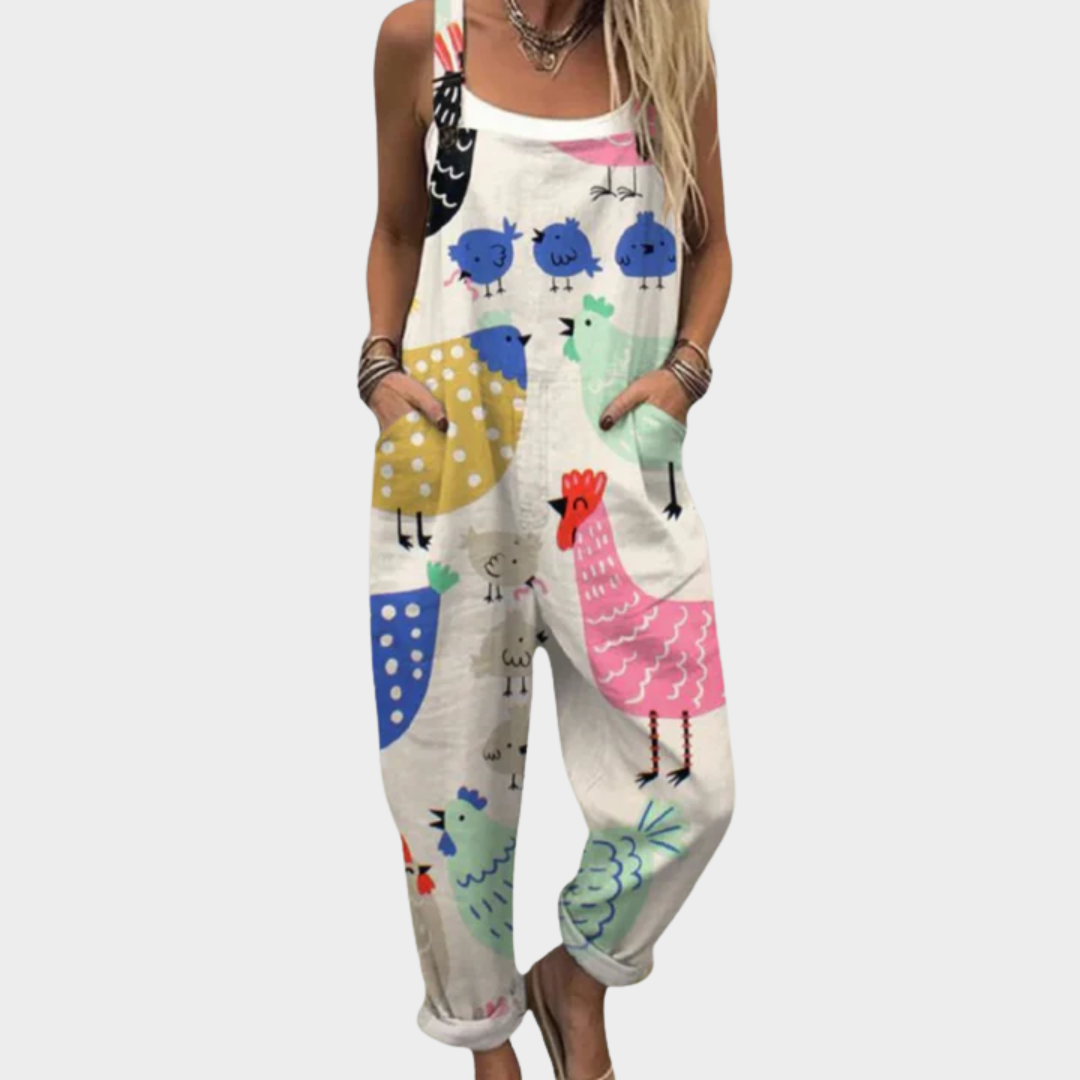 Behagelige trykte jumpsuits