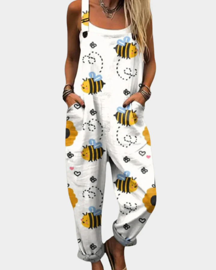 Behagelig Trykt Jumpsuit