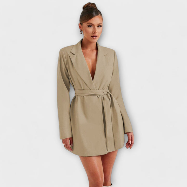 Thays | Blazer kjole med V-hals