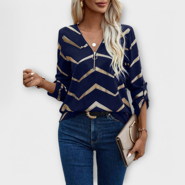 Emma - Elegant Uten Glidelås Bluse