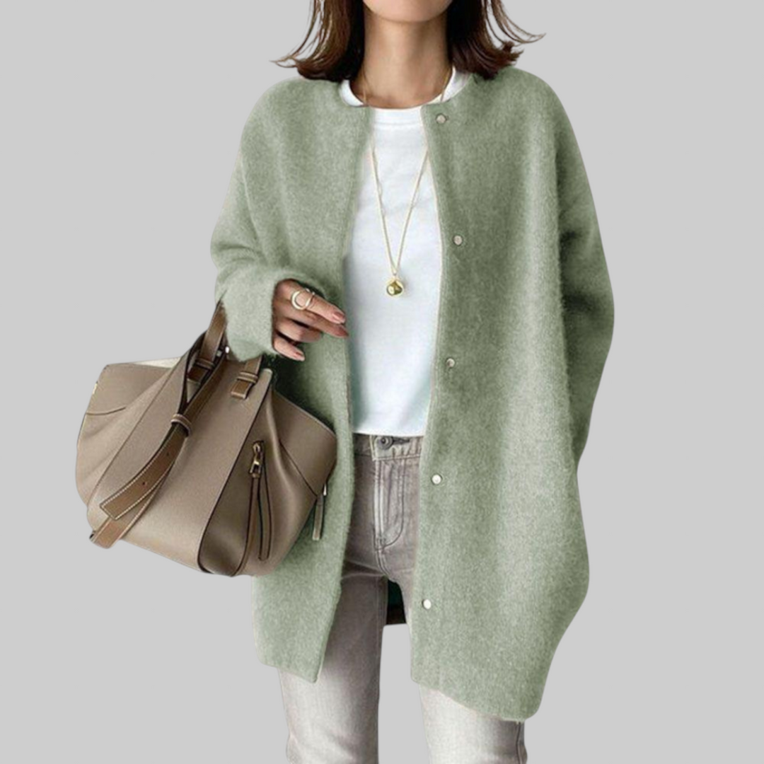 Lois - Langstrakt strikket cardigan