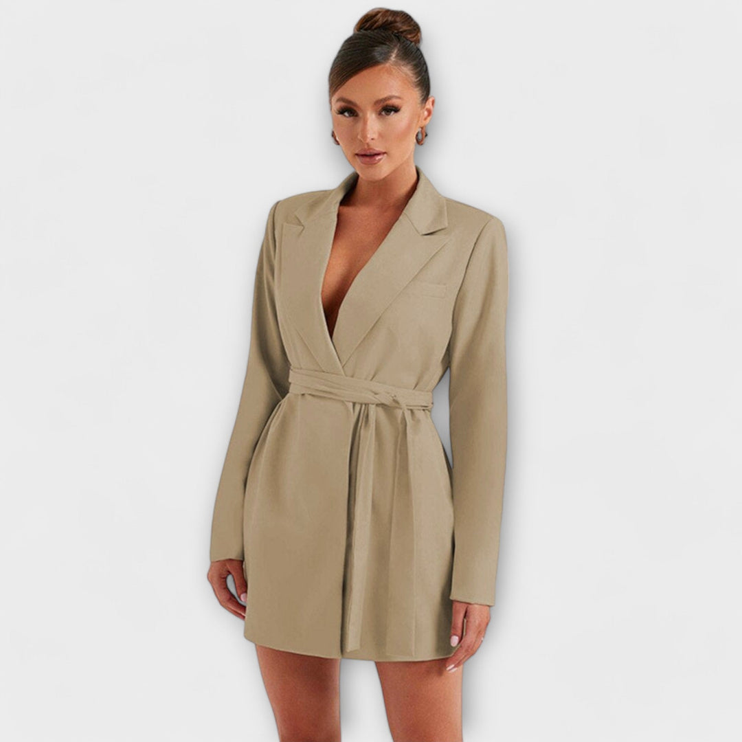 Thays | Blazer kjole med V-hals