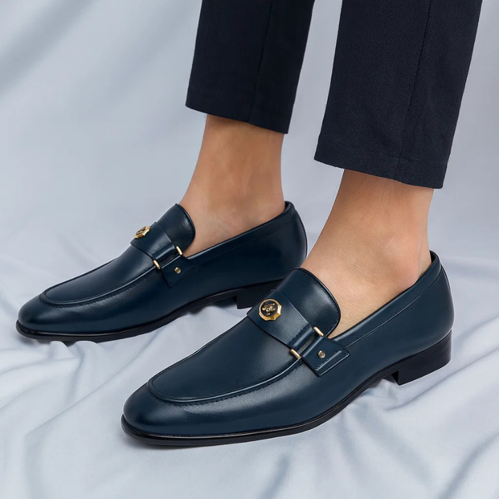 Everton lær loafers