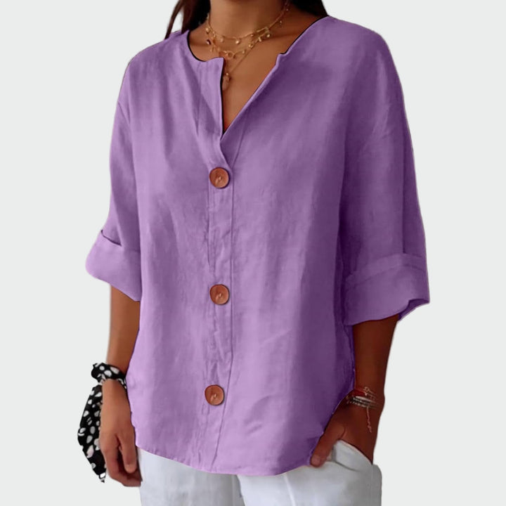 Rennon stil t-skjorte med tekstur