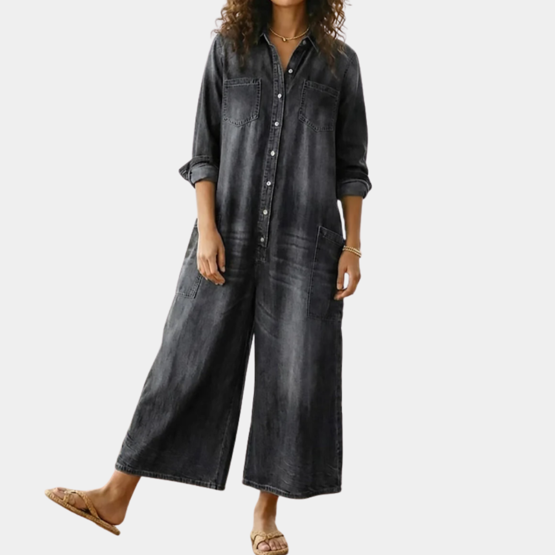 Ilona - Bomulls-dongerioverall