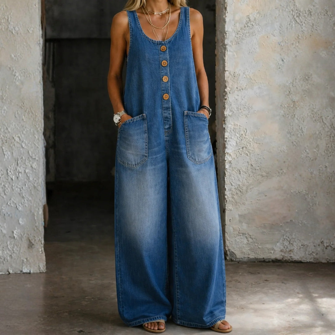 Iina - Vintagevasket Bomullsoverall
