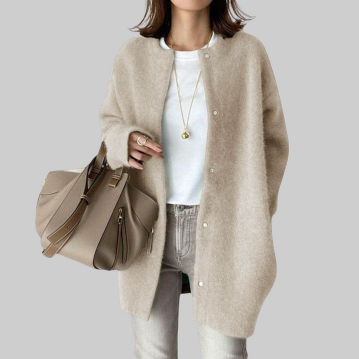 Lois - Langstrakt strikket cardigan