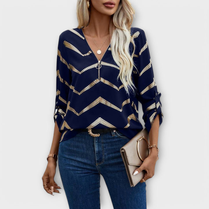 Emma - Elegant Uten Glidelås Bluse