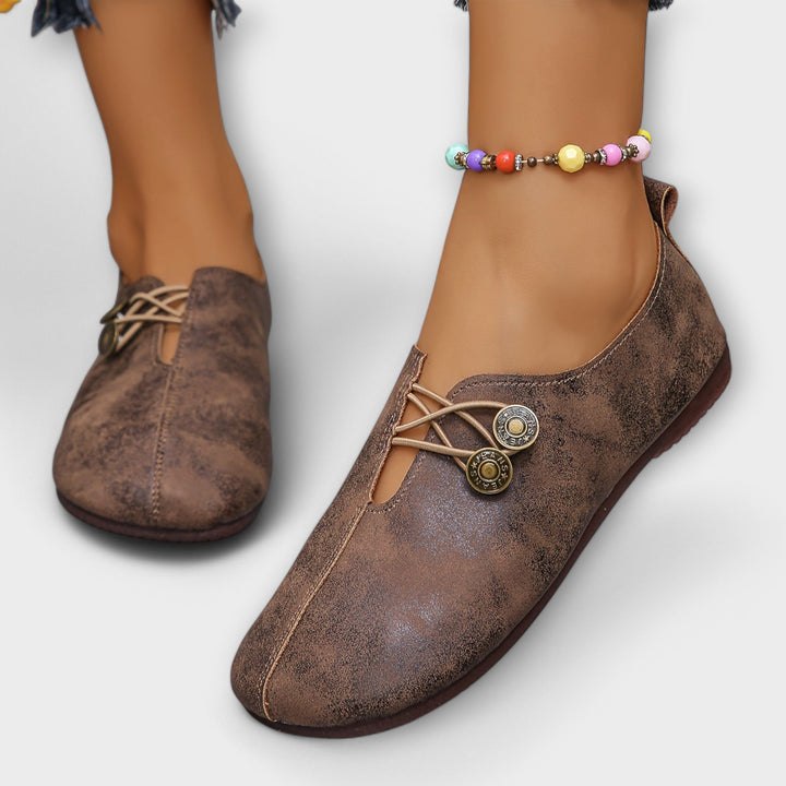 Noira - Nappa-skinn slip-ons