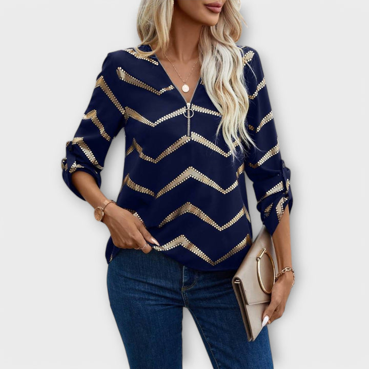 Emma - Elegant Uten Glidelås Bluse