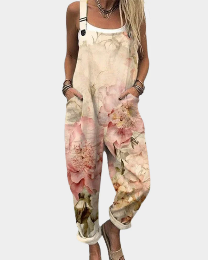 Behagelig Trykt Jumpsuit