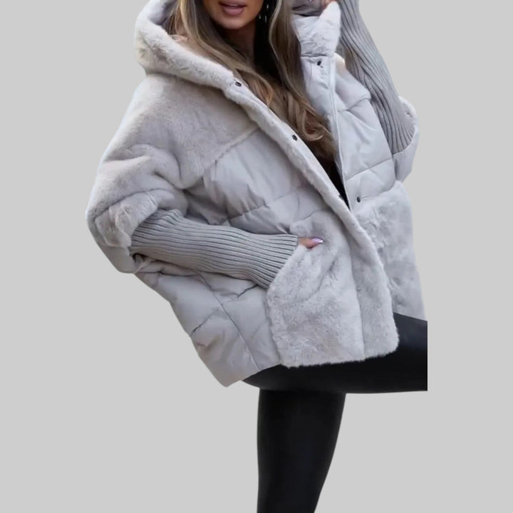Raven | Modern puserobomber jakke med hette