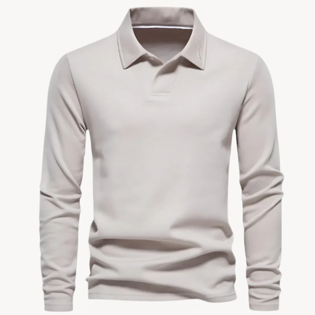 Elegant herre bomull polo-skjorte for høy kvalitet komfort
