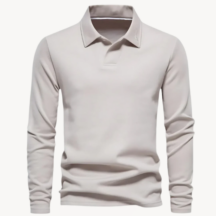 Elegant herre bomull polo-skjorte for høy kvalitet komfort