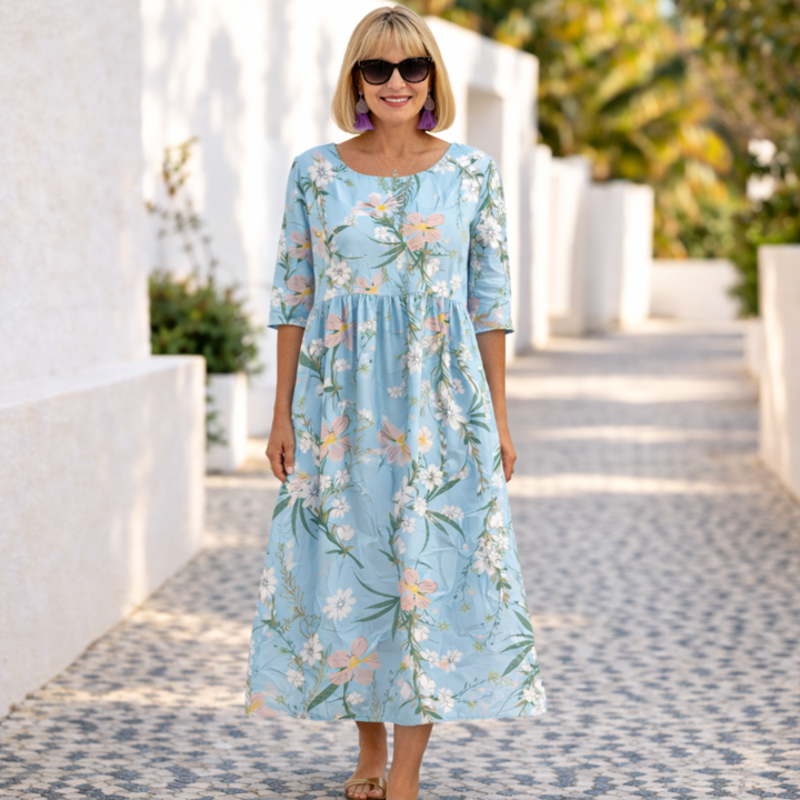 Mary | Sommer Blomstrete Kjole