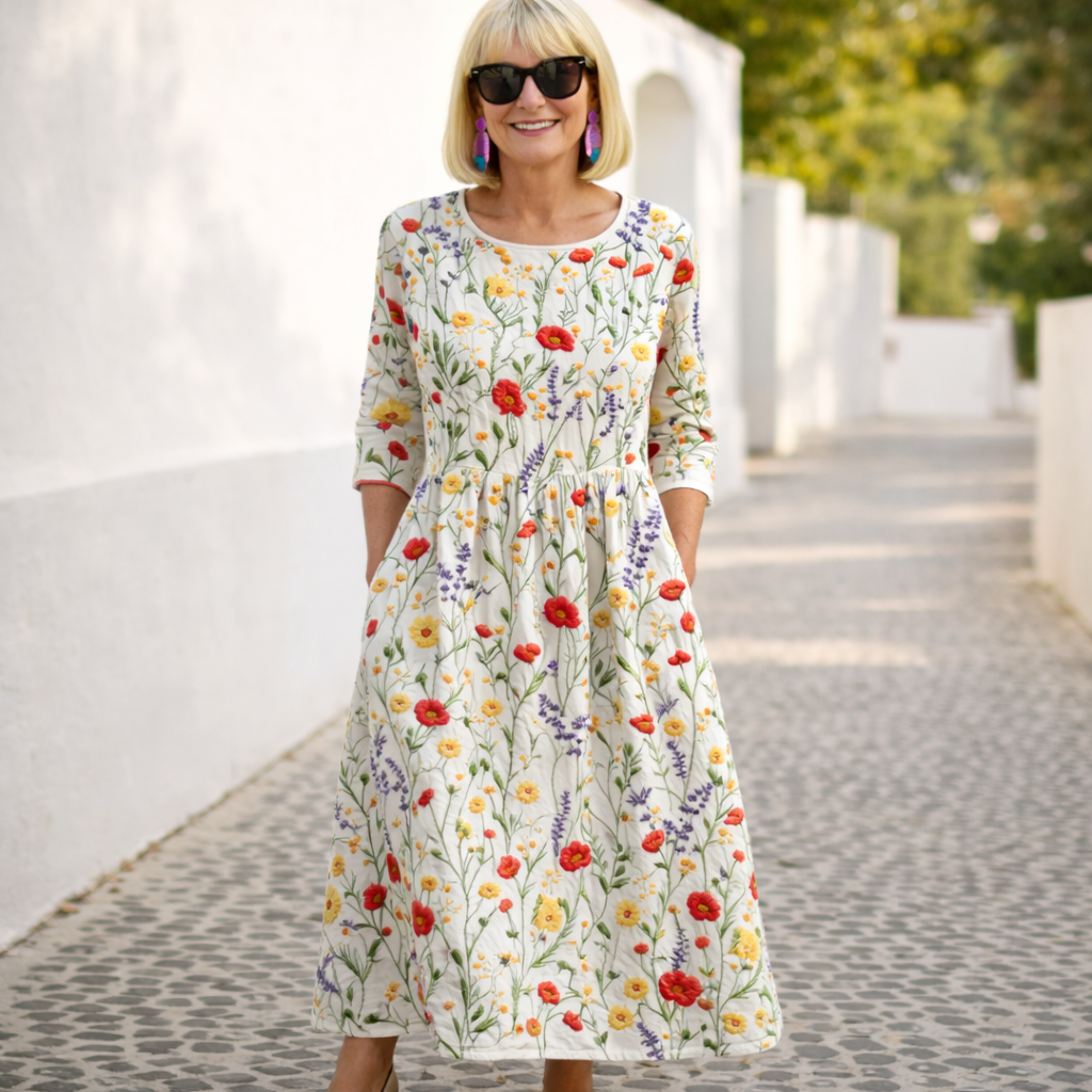 Nelly | Maxi Kjole - Blomstermønster