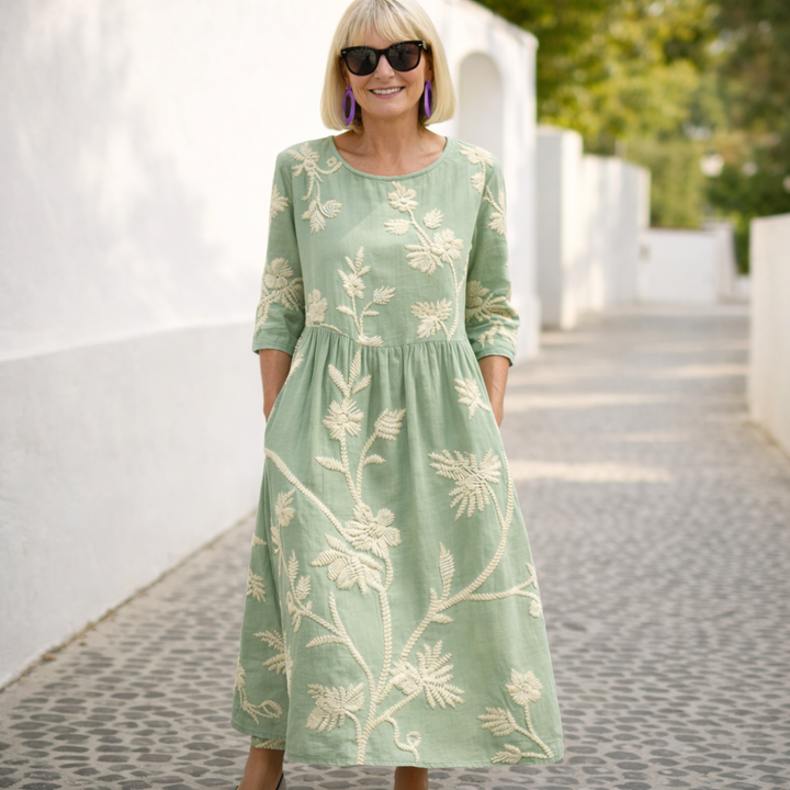Nelly | Maxi Kjole - Blomstermønster