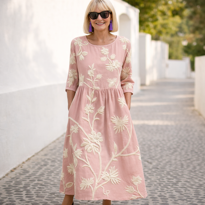 Nelly | Maxi Kjole - Blomstermønster