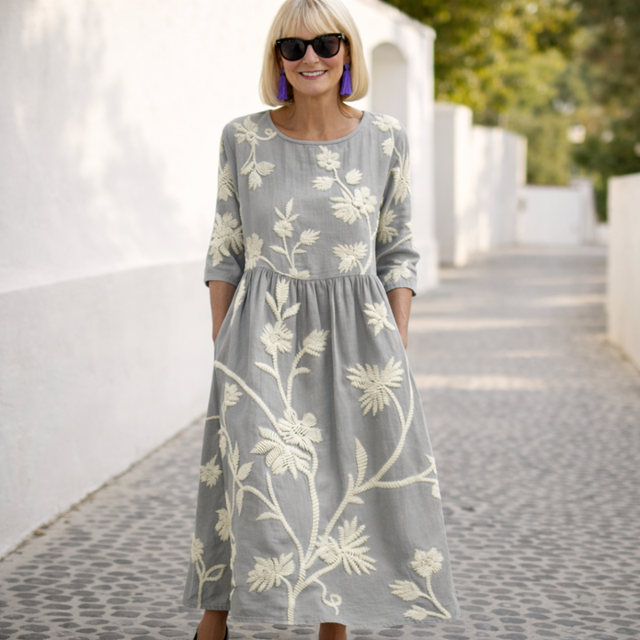 Nelly | Maxi Kjole - Blomstermønster