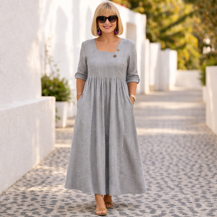 Cleomarie | Elegant Midi Kjole