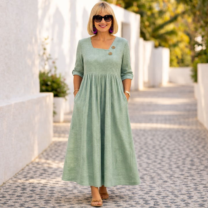 Cleomarie | Elegant Midi Kjole