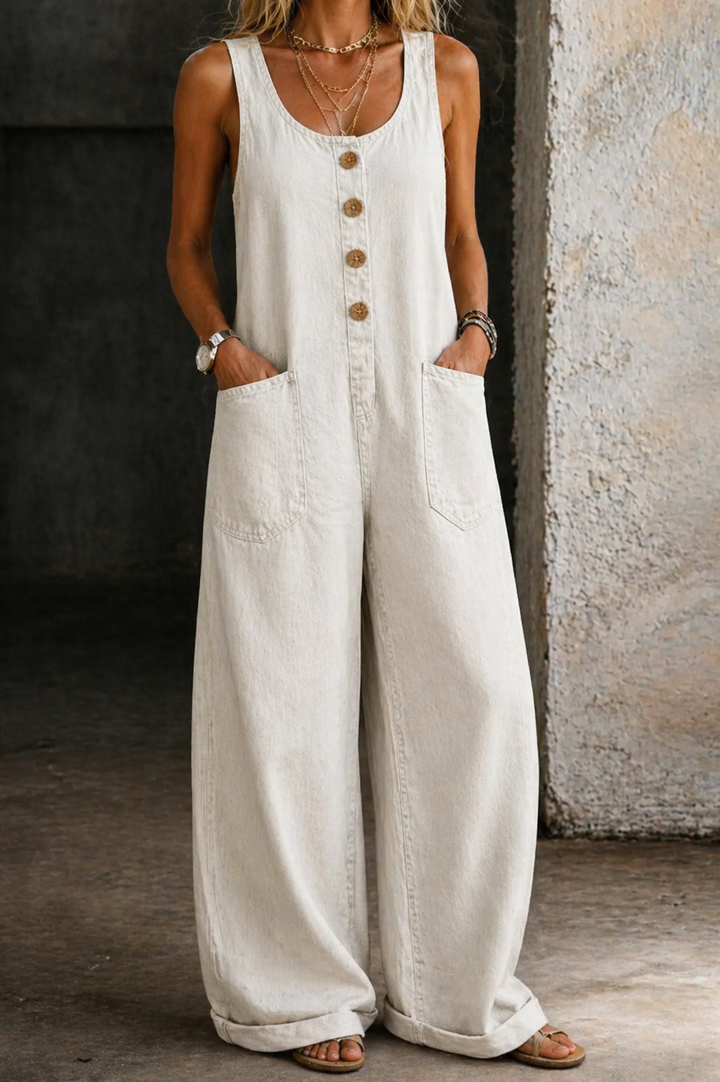 Hanna - Vintagevasket Dongerioverall