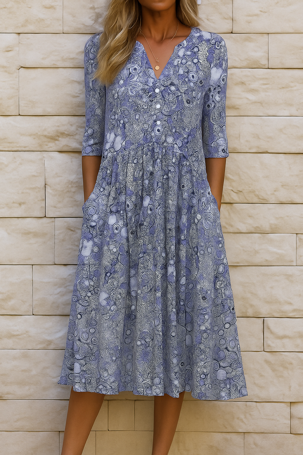 Olivia | Elegant V-halskjole