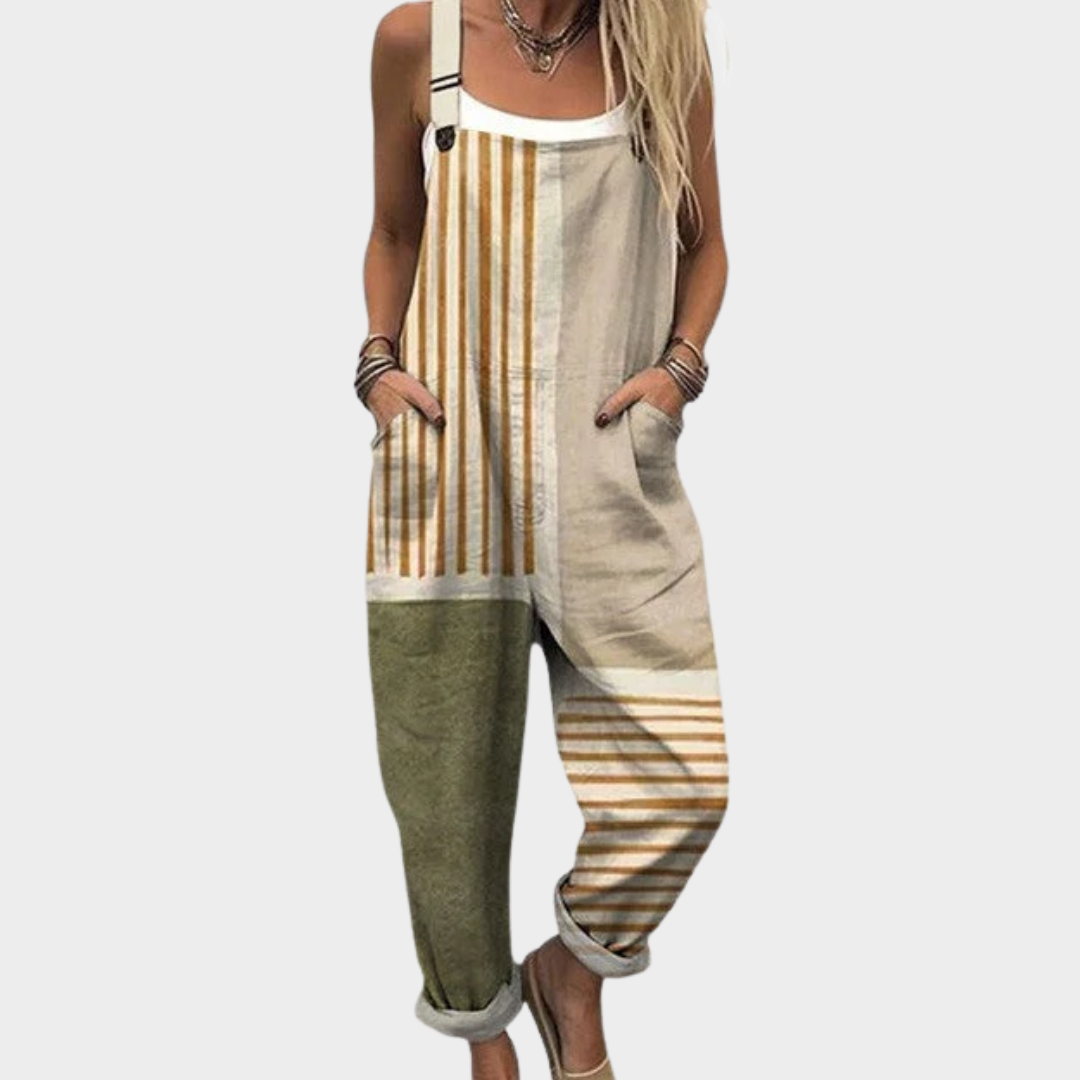 Behagelig trykt jumpsuit