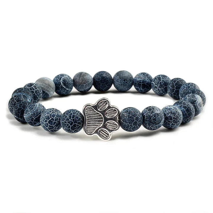 Tassunjäljen armbånd, dekorert med perler og delikat
