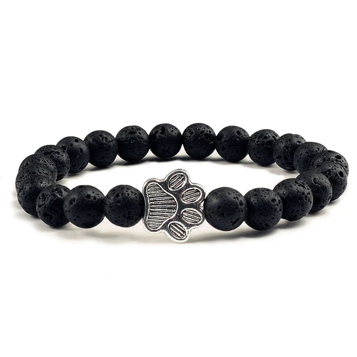 Tassunjäljen armbånd, dekorert med perler og delikat