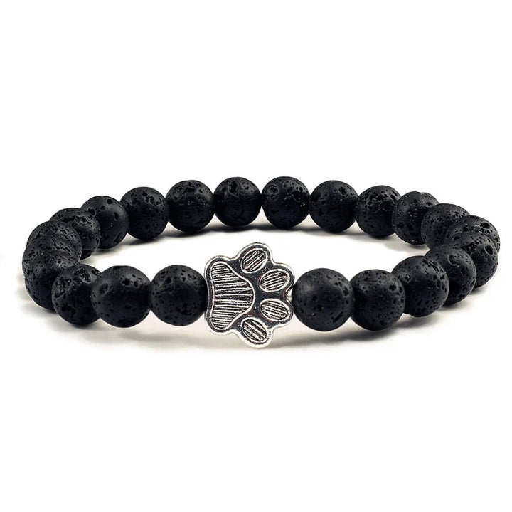 Tassunjäljen armbånd, dekorert med perler og delikat