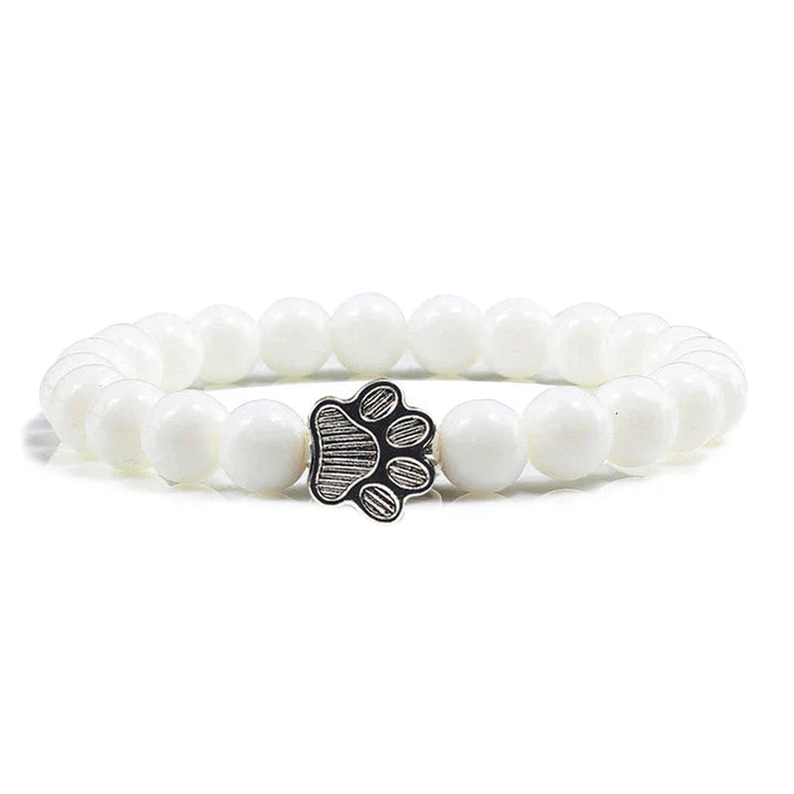 Tassunjäljen armbånd, dekorert med perler og delikat